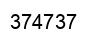 Number 374737 black image