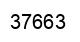 Number 37663 black image