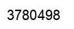 Número 3780498 imagen negro
