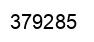 Number 379285 black image