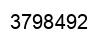 Number 3798492 black image