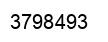 Number 3798493 black image