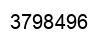 Number 3798496 black image