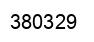 Number 380329 black image