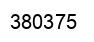Number 380375 black image