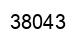 Number 38043 black image