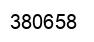 Number 380658 black image