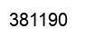 Number 381190 black image