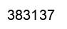 Number 383137 black image