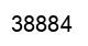 Number 38884 black image