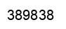 Number 389838 black image