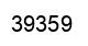 Number 39359 black image