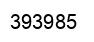 Number 393985 black image