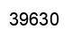 Number 39630 black image