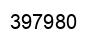 Number 397980 black image