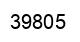 Number 39805 black image