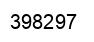Number 398297 black image