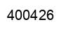 Number 400426 black image