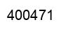 Number 400471 black image