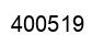 Number 400519 black image