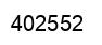 Number 402552 black image