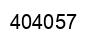 Number 404057 black image
