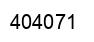 Number 404071 black image