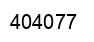 Number 404077 black image