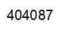 Number 404087 black image