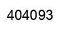 Number 404093 black image