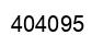Number 404095 black image