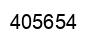Number 405654 black image
