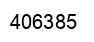 Number 406385 black image