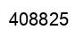 Number 408825 black image