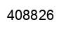 Number 408826 black image