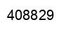 Number 408829 black image