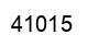 Número 41015 imagen negro