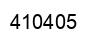 Number 410405 black image