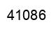 Número 41086 imagen negro