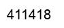 Number 411418 black image