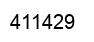 Number 411429 black image