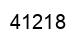 Número 41218 imagen negro
