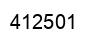 Number 412501 black image