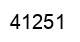 Number 41251 black image