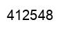 Number 412548 black image