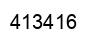 Number 413416 black image