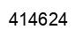 Number 414624 black image