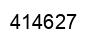 Number 414627 black image