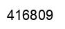 Number 416809 black image