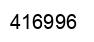 Number 416996 black image